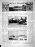Old Antique Print 1909 Ship Wreck Cyrus Lee Umhlali Golf Kersey Suffolk 20th