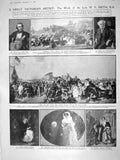 Old Antique Print 1909 Frith Artist Sudan Khartoum Camel Post Office Nile 20th