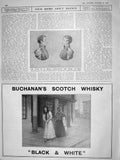 Old Antique Print 1909 Twins Reole Constantin Cesar Faucher Scotch Whisky 20th