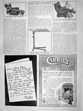 Old Antique Print 1909 Furniture Chair Carter Bed-Table Carron Dog Crates 20th