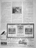 Old Antique Print 1909 Bulldog Melba Charles Beresford Lewis Gun Carters 20th