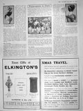 Original Old Antique Print 1909 Children Charity Work Hospital Lambeth Coiffure