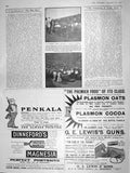 Old Antique Print 1909 Elephant Derailed Train Rhodesia Penkala Lewis Gun 20th