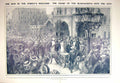 Old Antique Print 1909 Bluejackets London Guildhall Law Courts Navy War 20th