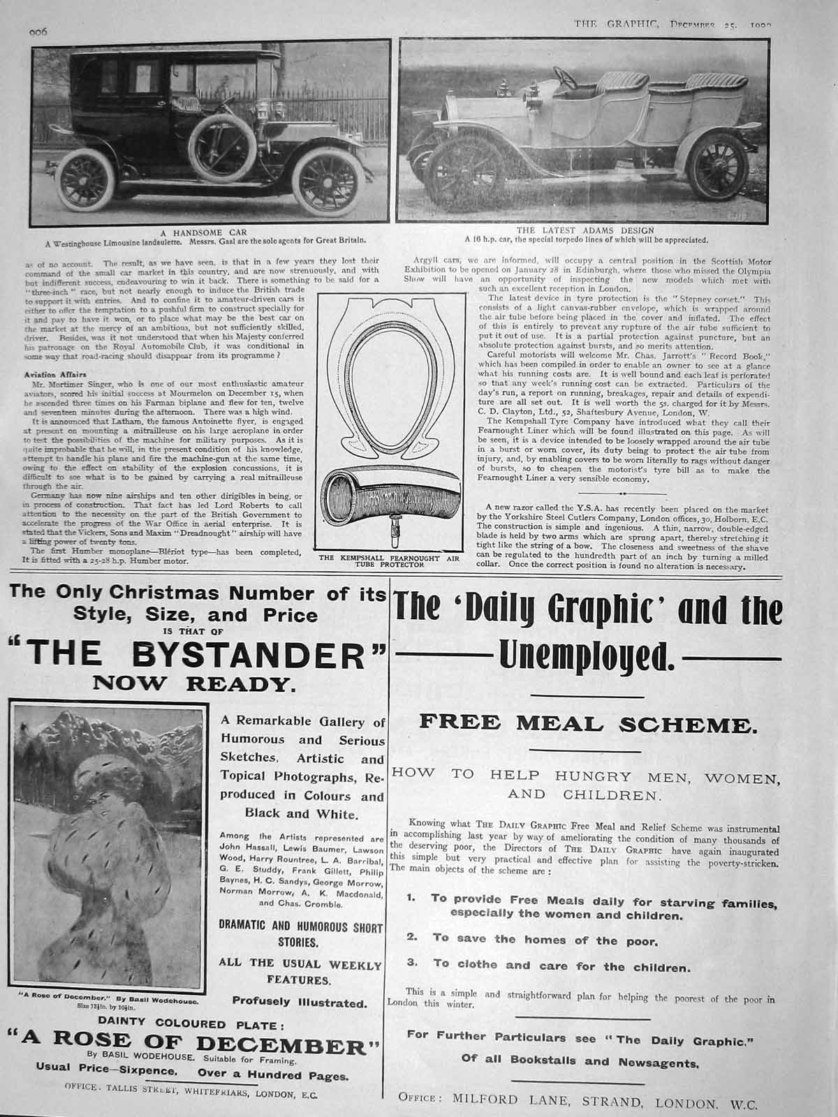 Original Old Antique Print 1909 Westinghouse Limousine Landaulette Car Adams