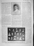 Original Old Antique Print 1909 Mrs Henry Wood Frohman Adams Drew Bellew Doro