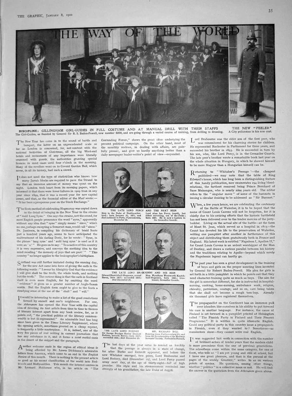 Old Antique Print 1910 Advertisement L. & N.W. Railway Scotland Tourists 20th