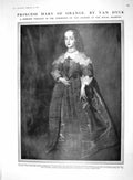 Old 1910 Princess Mary Orange Van Dyck Teaching Folk Music Children M 20th