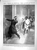 Old 1910 Assassination Native Superintendent Police Shamns-Ul-Alam Be 20th