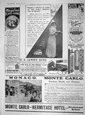 Old 1910 Advertisement Lewis Guns Monaco Monte Carlo Hermitage Hotel 20th