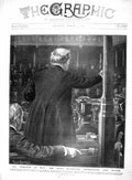 Old Antique Print 1910 Prime Minister Asquith John Redmond House Commons 20th
