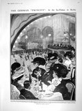 Old 1910 Ice Palace Berlin Germany Ice-Skaing Dr. Arne Caricature Bar 20th