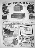 Old Print 1910 Advertisement John Pound Foot'S Chair Jongh Cod Liver Oil 20th