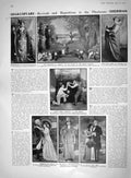 Old 1910 Shakespeare Theatre Sheridan Hamlet Valentine Acres Baden-Po 20th