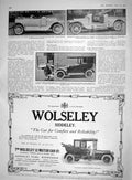 Antique Old Print 1910 Darracq Motor Car Cole Bentley Arrol-Johnson Wolseley