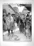 Old 1910 Scene Ponte Vecchio Florence Italy Paulhan Cambon Grahame-Wh 20th