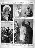 Old 1910 Passion Play Obbammergau Zwink Schmid Judas Bauer Monument F 20th