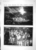 Old 1910 Paris Art Waterloo Boy Dancers Corpus Christi Seville Grapes 20th