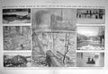 Antique Print 1910 Paris Floods River Seine Quai Tournelle Sappers France 20th