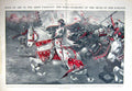 Old 1910 Joan Arc Army Pageant Maid Orleans Charging Head Knights Hoh 20th