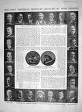 Old Antique Print 1910 Birthday Honours Henry Holland Liverpool Cathedral 20th