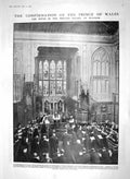 Old Antique Print 1910 Prince Wales Windsor Theatre Alianora Mozart Teyte 20th