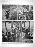Old Antique Print 1910 Zeppelin Air-Liner Deutschland Stone Hume Gifford 20th