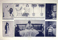 Original Old Antique Print 1910 Photograph Nursery Spinning Wheel Pot-Pourri