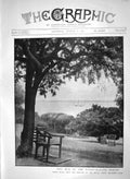 Original Old Antique Print 1910 Cowes Roads Grounds Royal Yacht Squadron Club