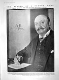 Original Old Antique Print 1910 Franz Kossuth Hungary Japan Prince Genji Palace