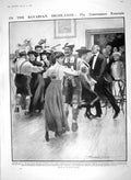 Old Antique Print 1910 Bavarian Highlands Dancing Greenwich Observatory 20th