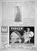Original Old Antique Print 1910 Margaret Lady Peyton Purgen Aperient Telescope