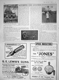 Old Antique Print 1910 Nicolas Kinet Biplane Hillman Car Axle Dunlop Tyre 20th