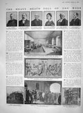 Old Antique Print 1910 Egmont Amherst Nightingale Woolwich Spencer Fire 20th