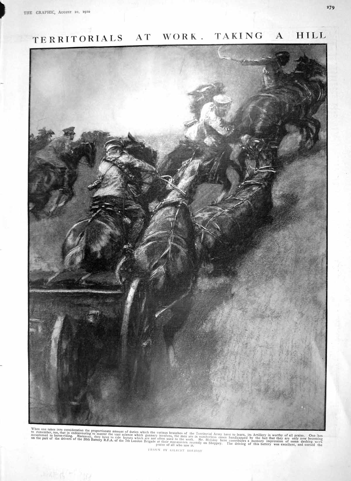 Original Old Antique Print 1910 Territorial Army Siers Montenegro Milena Prince