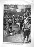 Old Antique Print 1910 Cholera Danube Water Supply Cradley Football Kent 20th