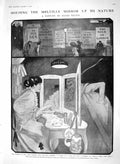 Original Old Antique Print 1910 Melville Mirror Wilson Fantasy Africa Roosevelt