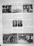 Original Old Antique Print 1910 Askwith Hederwick Ship Balmoral Duke Connaught