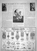 Original Old Antique Print 1910 Musician Bass Fur Fashion Sanatogen Tonic-Food