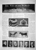 Original Old Antique Print 1910 Shakespeare Theatre Collins Simon Robson Pombal