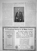 Old Antique Print 1910 Portrait Le Duc De Morny Orchestrelle Aeolian Hall 20th