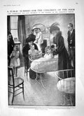 Original Old Antique Print 1910 Carrington Helmsley Whitefield Creche Palestine