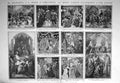 Original Old Antique Print 1910 Decoration Houses Parliament Nelson Ethelbert