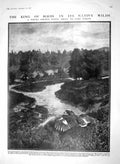 Original Old Antique Print 1910 Young Gen Eagle Aviemore Shakespeare Robinson