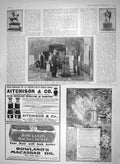 Original Old Antique Print 1910 Memorial Chicago Polo Player Damp House Machine