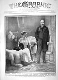 Old Antique Print 1910 Marriage Prince Victor Napoleon Clementine Belgium 20th