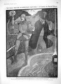 Old Antique Print 1910 Maurice Hewlett Fantasy David Wilson Rostand Art 20th