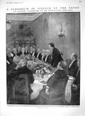 Original Old Antique Print 1910 Encyclopaedia Britannica Savoy Duke Connaught