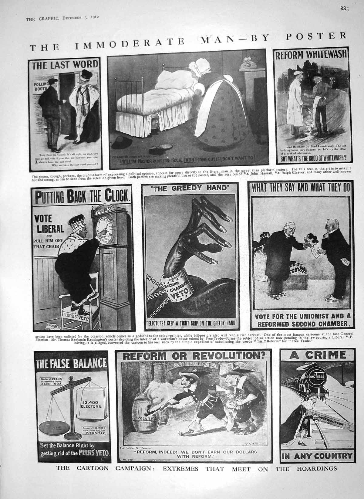 Original Old Antique Print 1910 Cartoons Posters Santa Claus Elections Wilson