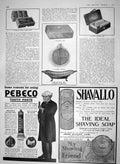 Old Antique Print 1910 Box Lotil Toilet Soap Elkington Gillette Shaving 20th